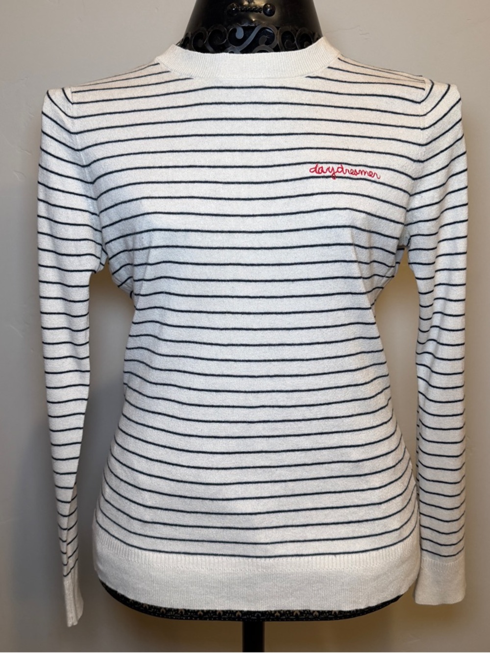 Banana Republic Silk-Cashmere Sweater with Embroidery